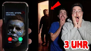 RUFE niemals MICHAEL MYERS von HALLOWEEN um 3 UHR NACHTS auf FACETIME an !! (Er kommt)