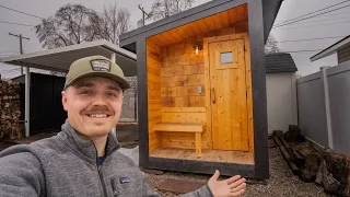 DIY Outdoor Sauna Build