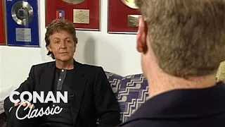 Conan Visits Sir Paul McCartney In London | Late Night with Conan O’Brien