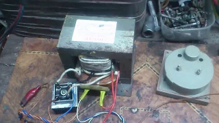 Зарядное устройство из трансформатора СВЧ.