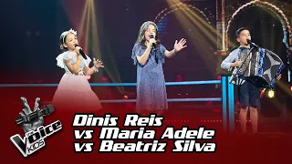 Beatriz Silva VS Maria Adele VS Dinis Reis | The Battles | The Voice Kids