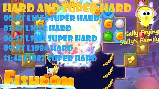 Fishdom hard and super hard level - 1075 + 1078 + 1081 + 1084 + 1087