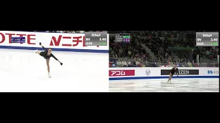 Alina Zagitova SP at GP Final vs NHK Trophy 2019 | Алина Загитова КП Финал Гран-При 2019