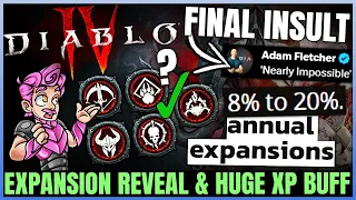 Diablo 4 - THIS IS BAD: Multiple Expansions Reveal, Paid Beta Test, New Patch 1.1.4 XP Buff & More!