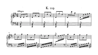 Scarlatti: Keyboard Sonata in D major, K.119