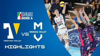 Trentino vs. Modena | Highlights | Superlega | Round 1 of the Quarterfinals