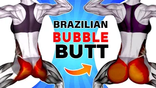The Perfect Bubble Butt Workout! How to Get a Brazilian Butt (No Equipment Needed)