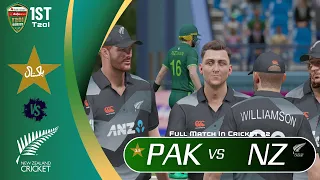 Pakistan vs New Zealand | 1st T20I | Full Match | Cricket 22