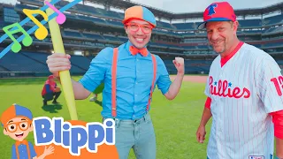 A Day of Discovery at the Baseball Stadium | Blippi Song | Healthy Habits for kids 👩‍🌾🐴