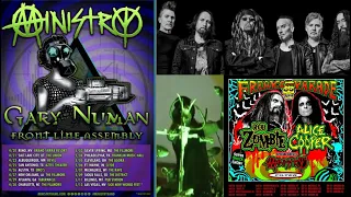 Ministry 2023 tour w/ Gary Numan and Front Line Assembly + Tour w/ Rob Zombie and Alice Cooper