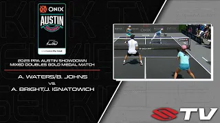 2023 PPA Austin Showdown Mixed Doubles Gold Medal - A. Bright/J. Ignatowich vs A. Waters/B. Johns