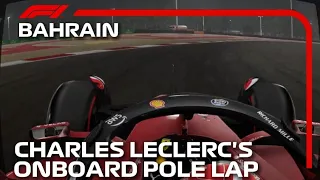 Charles Leclerc's Onboard Pole Lap | 2022 Bahrain Grand Prix | Nipedius