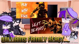 Williams family react to play with fire + left behind