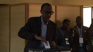 Rwanda: Kagame casts his vote