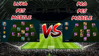 Матч Ютуберов LUKA PES MOBILE 🆚 PRO PES MOBILE. PES 2021 MOBILE.