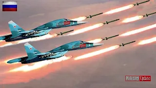 Massive fire!! Russian SU-34 Fullback Supersonic Fighter •Destroy Target