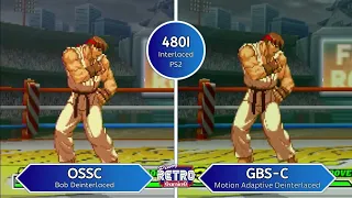 PlayStation 2 Capcom vs SNK 2: OSSC vs GBS-C 2023