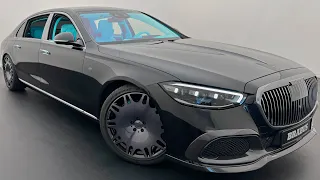 NEW 2023 Mercedes MAYBACH S600 V12 BRABUS +SOUND! Tiffany Interior Exterior Review