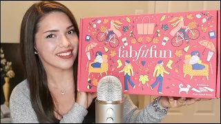 ASMR - FabFitFun Fall 2018 Unboxing!