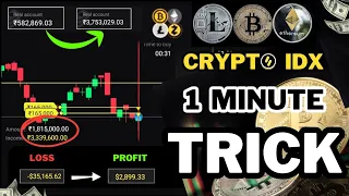 Crypto IDX 1 Minute Trick 🔥 Binomo Crypto IDX 1 Minute Strategy | Crypto IDX 1 Minute Bug