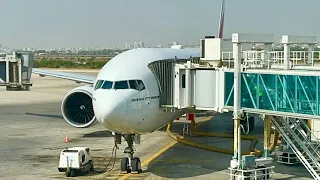 🇵🇰🇦🇪EMIRATES BUSINESS CLASS TRIP REPORT | KARACHI TO DUBAI | EK601 | B777-300ER | A6-ENB