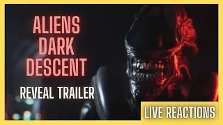 Aliens Dark Descent Reveal Trailer REACTIONS