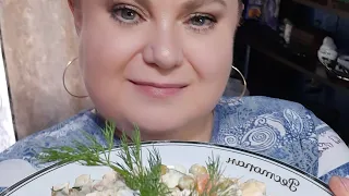 Салат  ПП Зимний по-Уральски)) 🥚Рубрика Готовим вместе 🥗  Жду приезд сестры 🙂