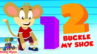 One Two Buckle My Shoe | Counting Song For Kids | Nursery Rhymes and Children Songs