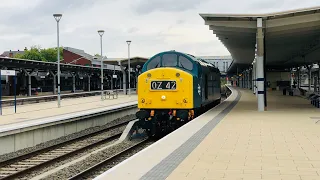 (4K) CFPS class 40 locomotive 40145 thrash’s away from derby after working barrow hill to Crewe