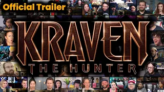 Kraven The Hunter - Official Red Band Trailer | REACTION MASHUP | Rhino