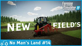 No Man's Land #14 FS22 Timelapse Creating New Fields, Moving Bales & Building a Carpentry Shop