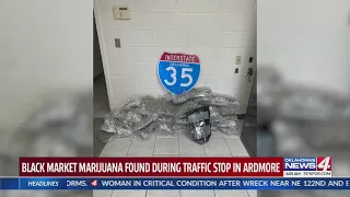 Black market marijuana found during traffic stop