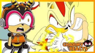 Charmy Reacts to Sonic the Hedgehog vs Shadow the Hedgehog Animation - Multiverse Wars!