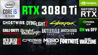 RTX 3080 Ti 12 Game Tests With DLSS Support [4K DLSS ON vs OFF]