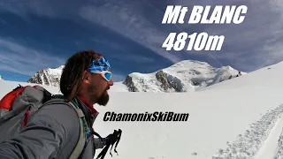 SKIING MT BLANC - GRANDS MULETS and DOME du GOUTER North Ridge