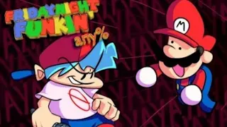 Friday Night Funkin V.S. Speedrunner Mario Any% Demo + Animated Cutscenes