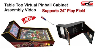 Table Top Virtual Pinball Cabinet Assembly Video