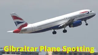 BA492 Landing at Gibraltar Taxi to Take off! PLANE SPOTTING GIBRALTAR, Extreme Airport, 4K