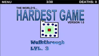 The World's Hardest Game - Walkthrough Level 3