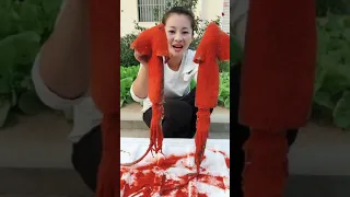 Chinese Mukbang ASMR, Eating Seafood (Octopus, Scallop, Giant Lobster Tail, King Crab)#2