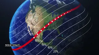 Where to see the total eclipse: Here's a map of the solar eclipse in April 2024