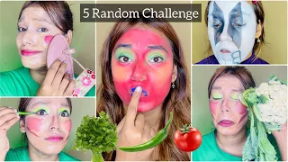 5 Random Challenge 😱❓ #funny #fun #funnyvideos #missgarg #youtube #randomchallenge #funnychallenge
