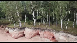 Видземское побережье (drone footage)