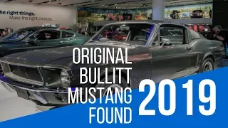 Original Bullitt Mustang found, takes its place alongside 2019 Bullitt