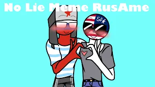 LAZY||No Lie Meme||RusAme Countryhumans Russia x America||Animation Meme