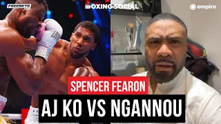 Spencer Fearon PRAISES Anthony Joshua For “Restoring The Honour Of Boxing” With Francis Ngannou KO