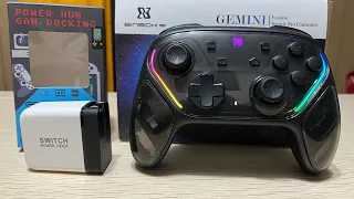 Binbok Gemini Switch Pro Controller and Mirabox Portable Switch Dock Reviews