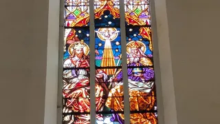 The name of Saint Mary church. Incredible Stain Glass. - Novi Sad, Serbia - ECTV