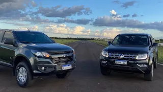 S10 STG2 x AMAROK V6 ORIGINAL!!!😈🔥QUAL ANDA MAIS??