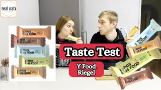 Unnötiger Hype? 🤔 YFOOD RIEGEL in TASTE TEST 🍫 Top oder Flop?